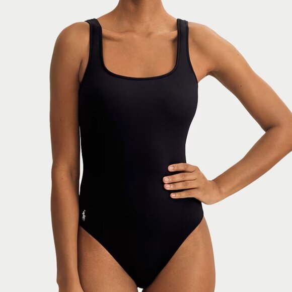 Polo Ralph Lauren Women's Martinique One Piece Swimsuit in Black Size Medium - Picture 1 of 6